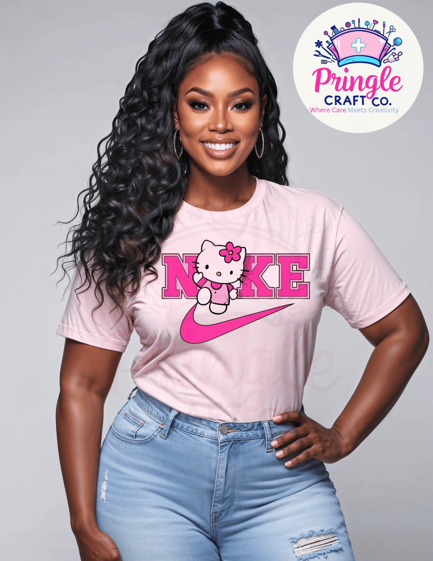 Hello Kitty Nike inspired Tee