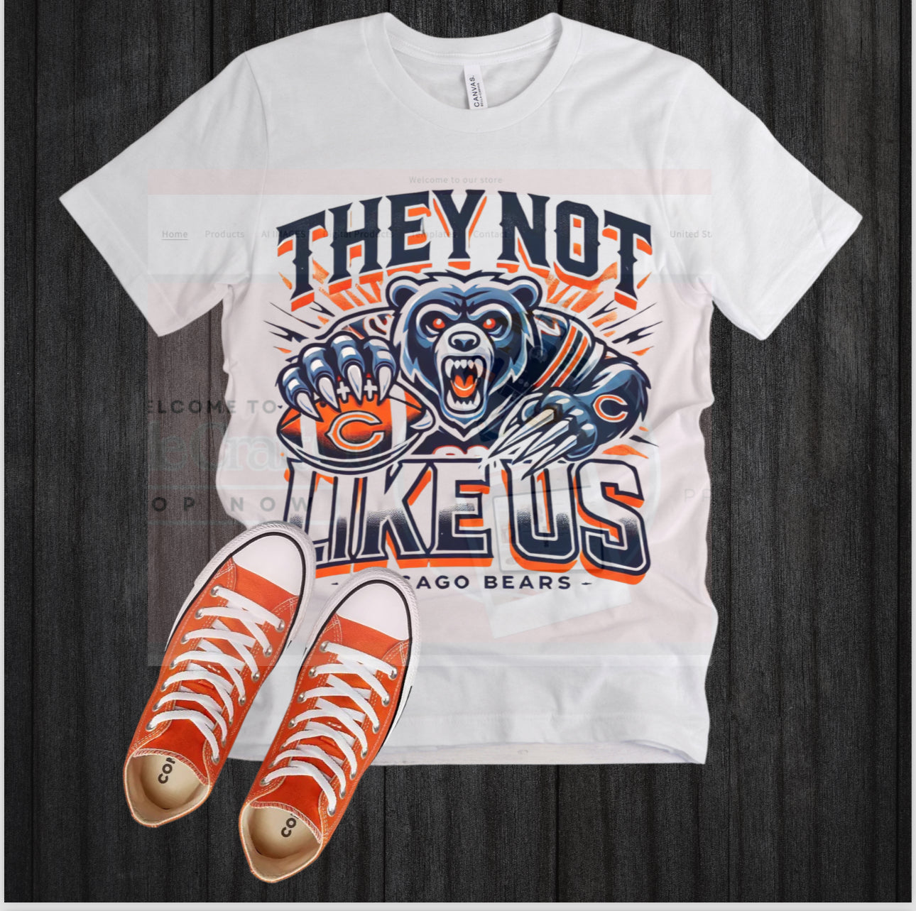 They Not Like Us/ Da Bears T-shirt