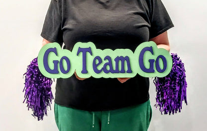 Custom Spirit Rods Personalized Cheer Signs for Pep Rallies & Game Day