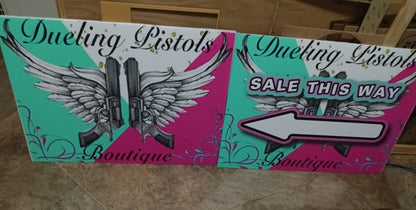 Custom Yard Signs with Metal Stake – Graduation, Garage Sale & Event Displays