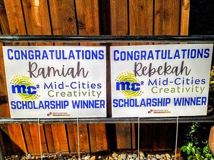 Custom Yard Signs with Metal Stake – Graduation, Garage Sale & Event Displays