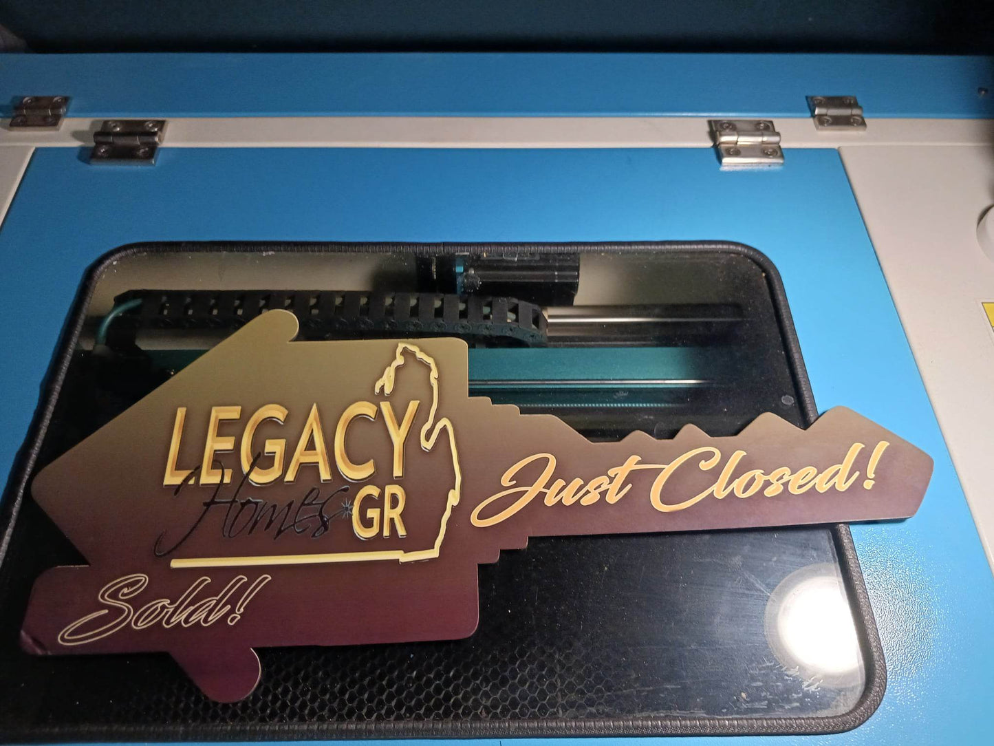 Realtor SOLD Key Sign – Custom Real Estate Closing Photo Prop