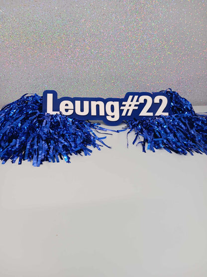 Custom Spirit Rods Personalized Cheer Signs for Pep Rallies & Game Day