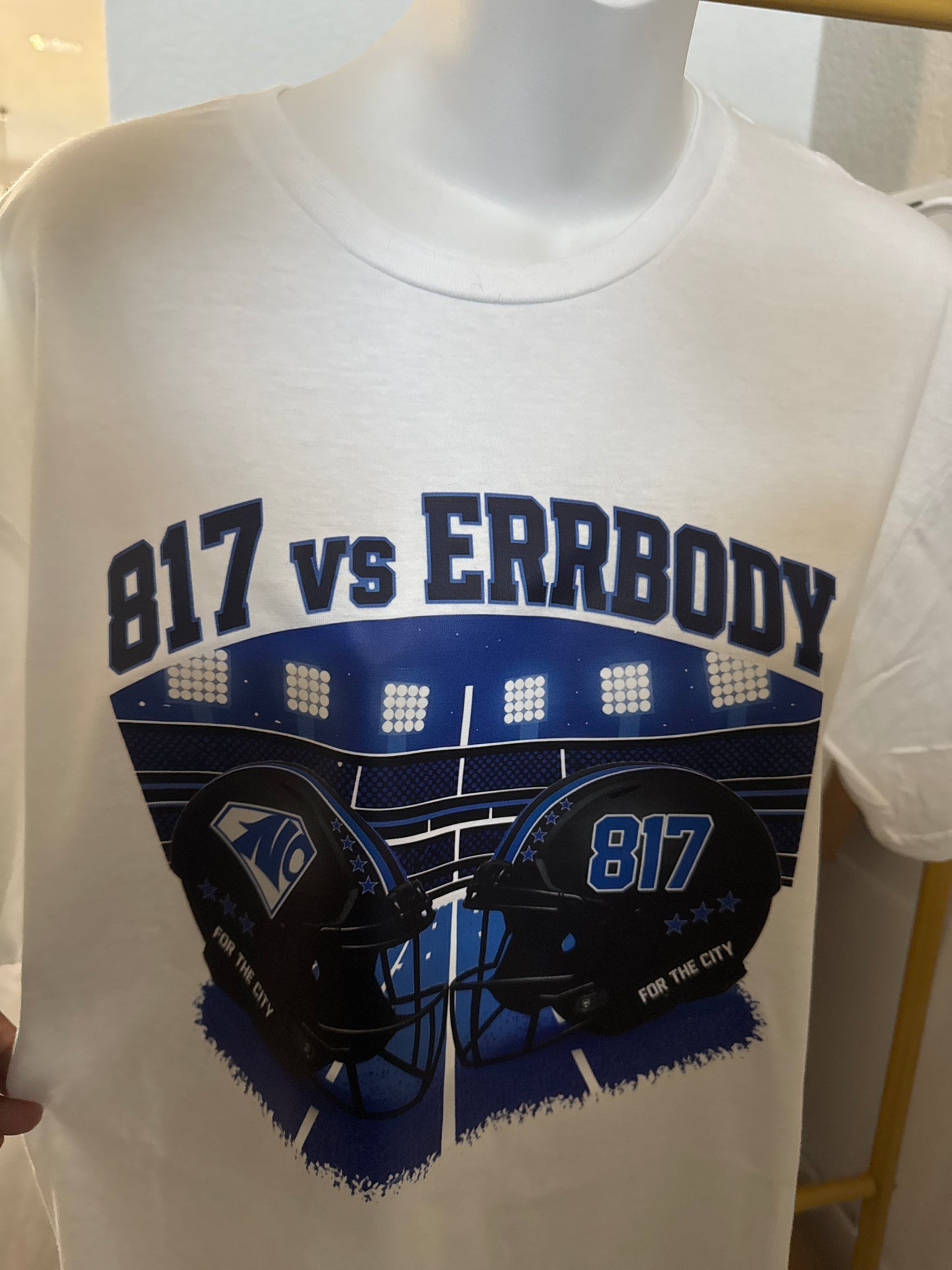 817 vs Errbody T-Shirt | Fort Worth & Crowley Texas Streetwear Tee- For the City