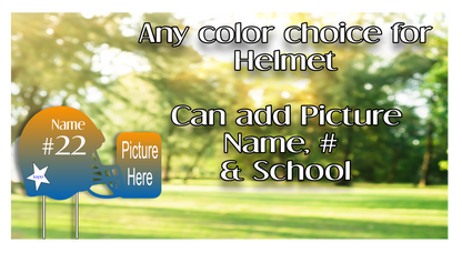 Sporty Yard Signs Single Sided