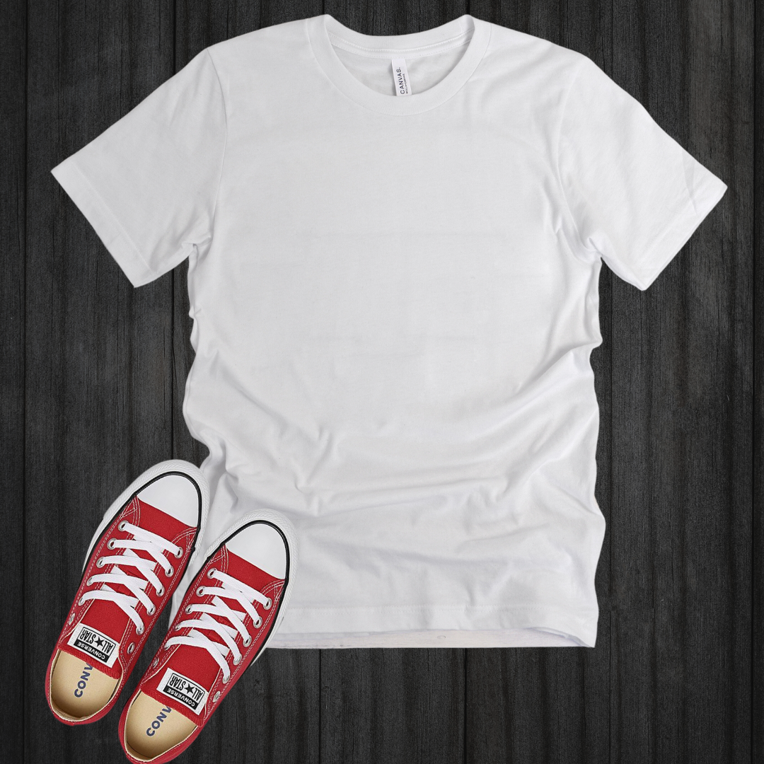 White Shirt and Shoes Mockup