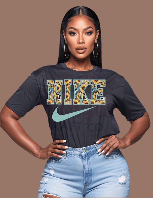 Nike and Sunflowers 🌻 inspired Tees