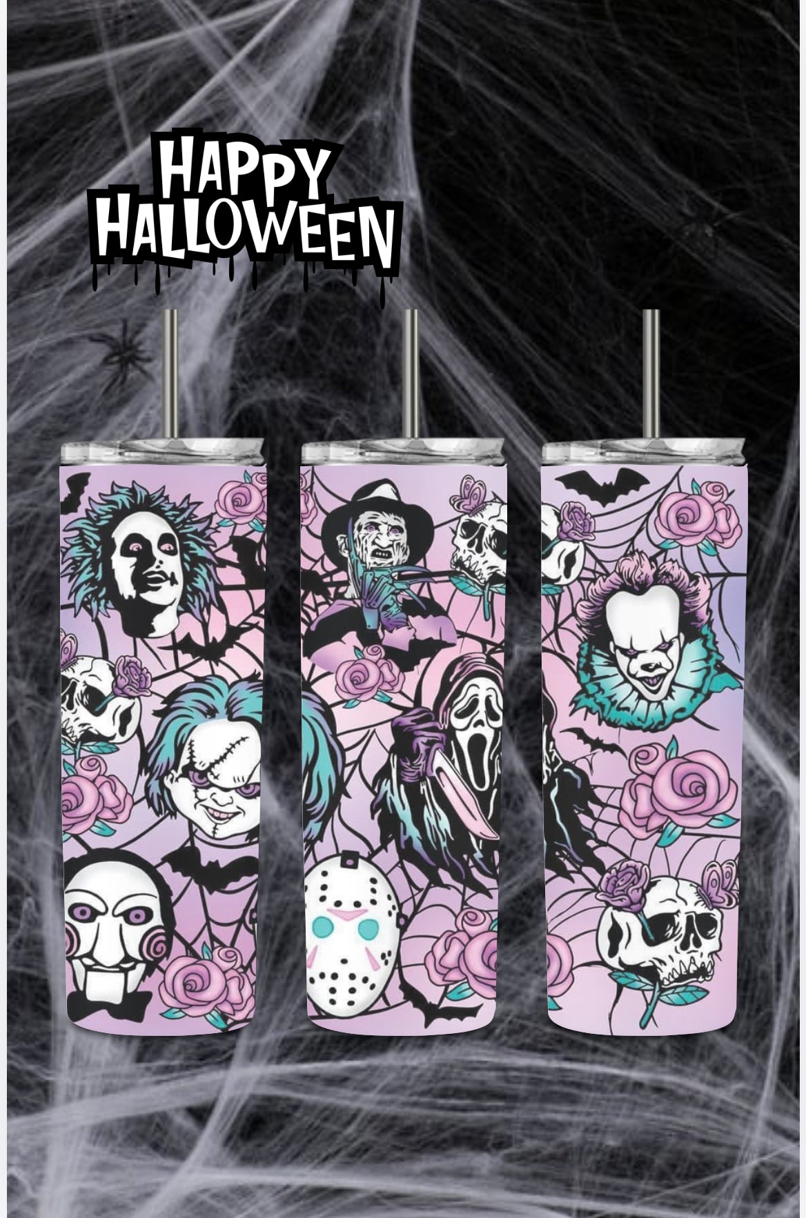 20 oz Horror movies classic tumbler