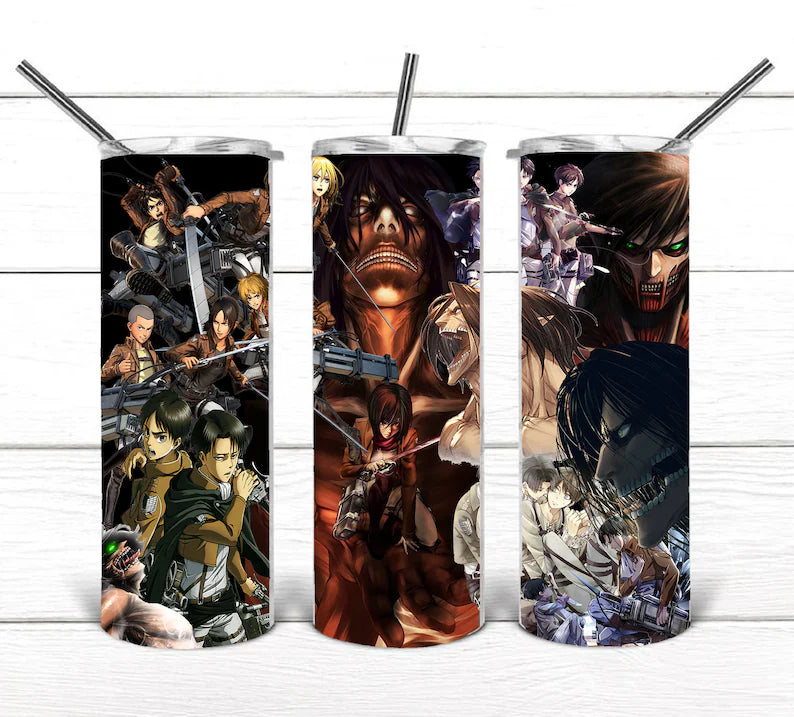 Titan characters 20 oz Tumbler